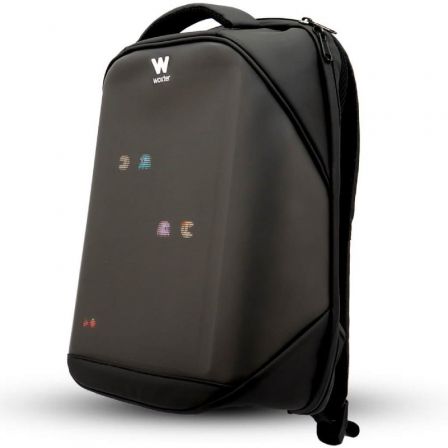 Woxter T3HD Mochila con Pantalla LED Matriz de Puntos 64x64 Programable Impermeable 15L Negra AC26-010